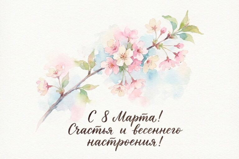 С международным женским днём!